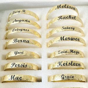 JX242B bracelet personnalisé avec nom, en émail, cœur, enfants, garçon, cadeau d'anniversaire, bijoux hawaïens, vente en gros - Product Image 3