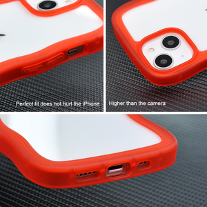 Nouveau Design <span class=keywords><strong>Motif</strong></span> de Vague Manchon de Protection Antichoc Transparent pour Téléphone Portable pour <span class=keywords><strong>iPhone</strong></span> 14 13 12 <span class=keywords><strong>11</strong></span> Pro Max - Product Image 4