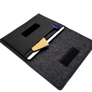 Leather <strong>File</strong> Folder and <strong>Document</strong> Organizer <strong>A4</strong>/A5/A6 Size Laptop Bag with <strong>Felt</strong> Lining Pocket Office Supplies for Filing Products - Product Image 1