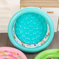 Piscine gonflable ronde pour enfants, base à bulles multicolores, aire de jeux aquatique pour tout-petits, fosse à balles océaniques, été