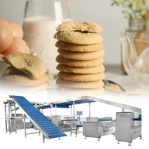 Full-automatic biscuits production line with the oven baking system
