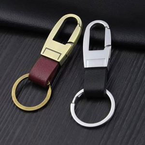 Porte-clés personnalisé en cuir PU avec logo, porte-clés promotionnel pour voiture, vente en gros, porte-clés vierge uni, anime, personnalisable, en métal - Product Image 2