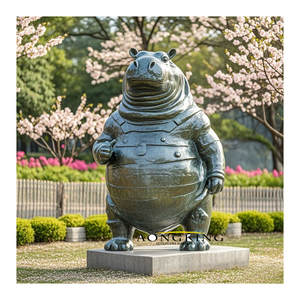 Aongking diseño tamaño Real mar Animal pez estatua latón Metal gigante <span class=keywords><strong>Trevally</strong></span> escultura - Product Image 5