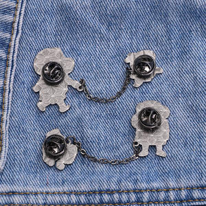 لعوب نمط أنيمي شارة معدنية الكرتون صبي الكلب سلسلة بروش قلادة اكسسوارات عصرية للحقائب جاكيتات يضم الفاكهة - Product Image 6