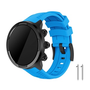 Correa de silicona deportiva de repuesto para reloj <span class=keywords><strong>Suunto</strong></span> 7/9 <span class=keywords><strong>Spartan</strong></span> <span class=keywords><strong>Sport</strong></span> Wrist hr Baro con hebilla de acero inoxidable - Product Image 2