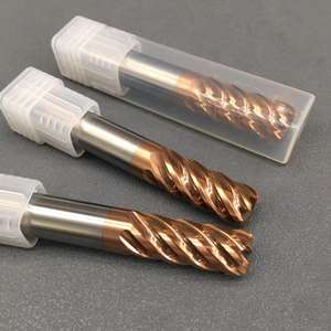 CNC Machine outils de coupe de métal HRC55 enduit 2/3/4/5/6 flûte carbure monobloc coin rayon fraises pour acier, fonte - Product Image 6