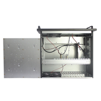 Casing Server ATX 19 Inci Plastik Paduan Aluminium Rak Server dengan Layar LCD untuk Peralatan Komunikasi, Casing Komputer, Tower