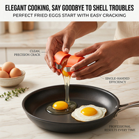 Nouveauté : Coupe-œuf créatif en silicone pour ouvrir les œufs durs ou crus – Ustensile de cuisine