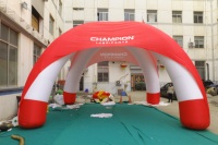 Tente araignée gonflable géante imperméable pour l'extérieur, style Gazebo Doom Air pour événements massifs, structure stable