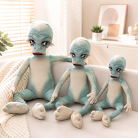 OEM ODM Coussin en peluche Alien amusant, poupée en peluche douce, jouet coussin créature spatiale mignonne pour cadeau et décoration intérieure