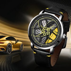 Fenyi Wholesales High-quality Fashionable Casual Best-selling Car Wheels <strong>Sporty</strong> Rotatable Quartz <strong>Watches</strong> for <strong>Men</strong> - Product Image 4