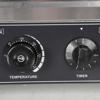 Machine à corn-dogs et gaufres électrique en acier inoxydable, antiadhésive, double tête, usage commercial, appareil multi-snacks, 1,55 kW, 220 V