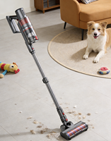 Aspirateur Balai Sans Fil Cyclone 2-en-1 Portable avec Batterie Amovible et Filtration HEPA pour Tapis, Hôtels et Usage Domestique