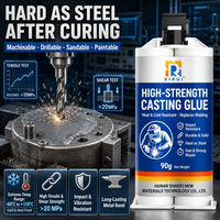Colle de moulage haute résistance XIRUI, remplace la colle liquide de soudage à froid, composé de soudage à froid, colle époxy AB, mastic de réparation métallique pour moteur