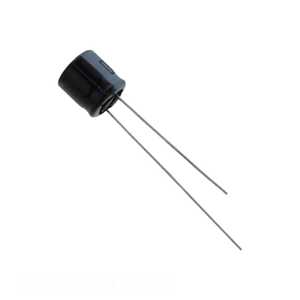 Distribuidor Autorizado, Condensador de Aluminio CAP 330UF 20% 6.3V RADIAL, Montaje a través de Orificio 6.3MS7330MEFCTA8X7, 330 uF - Product Image 1
