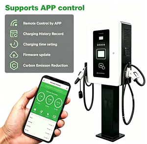 สถานีชาร์จเร็วแบบสองหัวฉีด New Putainen 20kW สำหรับรถจักรยานยนต์สองล้อ มาตรฐานกันน้ำ IP54 สำหรับใช้งานเชิงพาณิชย์ - Product Image 3
