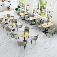 Combinaison de table et chaise, meubles de restaurant, café, café, bistrot, zone commerciale, nouveau modèle,