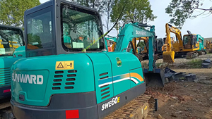 Importé avec son emballage d'origine, excavatrice sur chenilles hydraulique compacte d'occasion SUNWARD SWE60E de 6 tonnes - Product Image 3