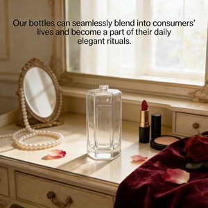 100ml Empty Luxury Hexagonal Glass Perfume Spray Bottle with Fine Mist <strong>Reed</strong> Diffuser Refillable Sprayer Sealing <strong>Screen</strong> Printed - Product Image 2
