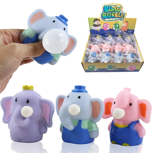 Toxic-Free Elephant Pop Tongue Squeeze Toys Anti-Stress <b>Bubble</b> Spit Toys for 5-7 Years Age-Appropriate Anxiety Relief Management - Product Image 1