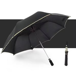 Custom Logo Wholesale 2 Fold Golf Extra <b>Large</b> Foldable Sunny Rain Parasol Advertising <b>Umbrella</b> - Product Image 2