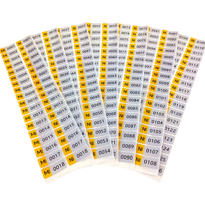 Etiquetas Adhesivas Personalizadas con <span class=keywords><strong>Número</strong></span> <span class=keywords><strong>de</strong></span> Serie, <span class=keywords><strong>de</strong></span> PVC Vinilo, Resistentes al Sol, con Información Personalizada - Product Image 3