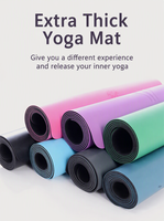 Tapis de yoga professionnel en caoutchouc naturel PU, ligne d'alignement antidérapante, extra large, spécifique aux femmes, fitness à domicile
