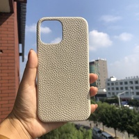Uslion — coque en cuir véritable brossé pour iPhone, pour iPhone 13 Pro
