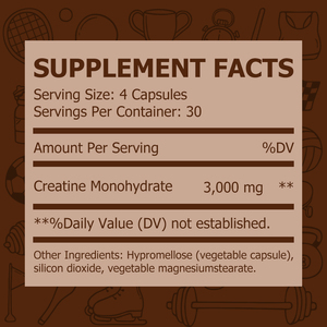 Premium Custom <b>Creatine</b> Capsules Build Muscle Promote Muscle Recovery Adult Fitness Supplements <b>Creatine</b> Monohydrate Capsules - Product Image 2