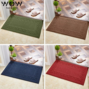 Tapis de porte d'entrée antidérapant lavable en machine, absorbant et résistant à la saleté, pour l'intérieur et l'extérieur - Product Image 6