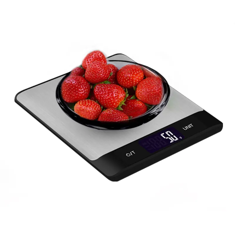 Balança de peso doméstica, 5kg/1g digital, nutrição, cozinha, balança eletrônica