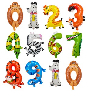 <span class=keywords><strong>2023</strong></span> nouveau 16 pouces feuille ballons animaux conceptions numéros 0-<span class=keywords><strong>9</strong></span> pour les enfants anniversaire retour école saint valentin fêtes de noël - Product Image 1