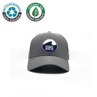 Casquettes de baseball perforées de trou de coupe de logo de patch de silicone de 6 panneaux personnalisés unisexes à bas prix avec l'écusson tissé
