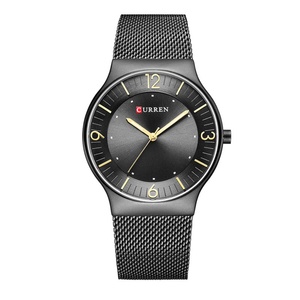 Reloj de Pulsera para Hombre 8304 con Caja de Aleación, Resistente al Agua, Movimiento de Cuarzo, Delgado, 40 mm, Estilo Ejecutivo, Cristal, Manecillas con Puntero, Correa de Malla de Acero Inoxidable - Product Image 1