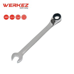 Juego de llaves de carraca de acero Cr-V Reversible de 12mm personalizado, llave de reparación de herramientas manuales OEM con sistema de medición de combinación métrica - Product Image 2