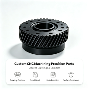 Engrenage hélicoïdal usiné CNC sur mesure en alliage de cuivre, engrenage de transmission de précision avec finition de surface réalisée selon dessin - Product Image 4