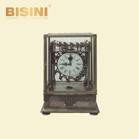 Horloge mécanique en rouleau, exquise et créative, Balance, horloge de bureau amusante, collectez des engrenages en cuivre pur, horloge de bureau