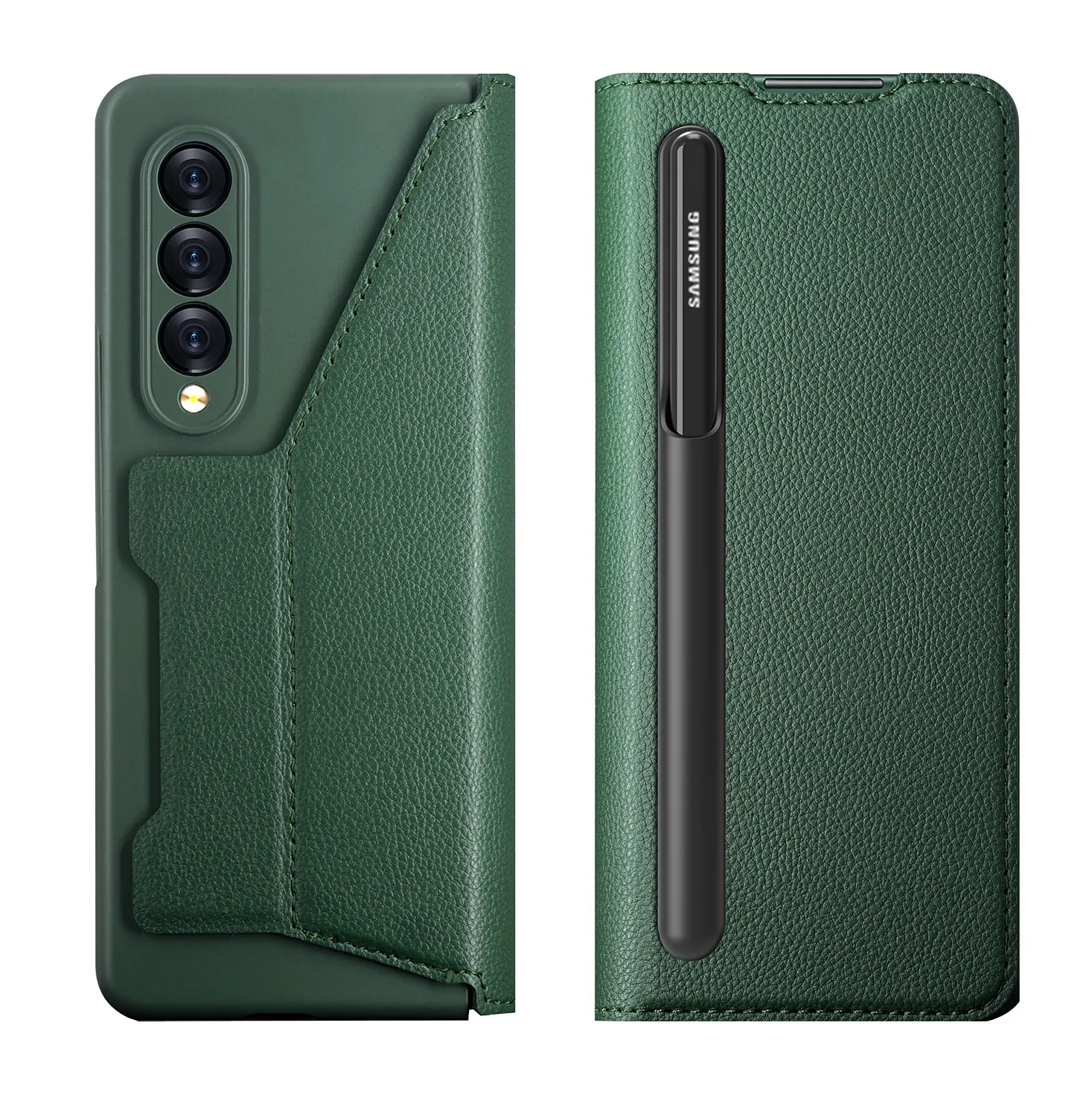 for Samsung Galaxy Z Fold 3 Flip Case Shockproof with TPU pen holder