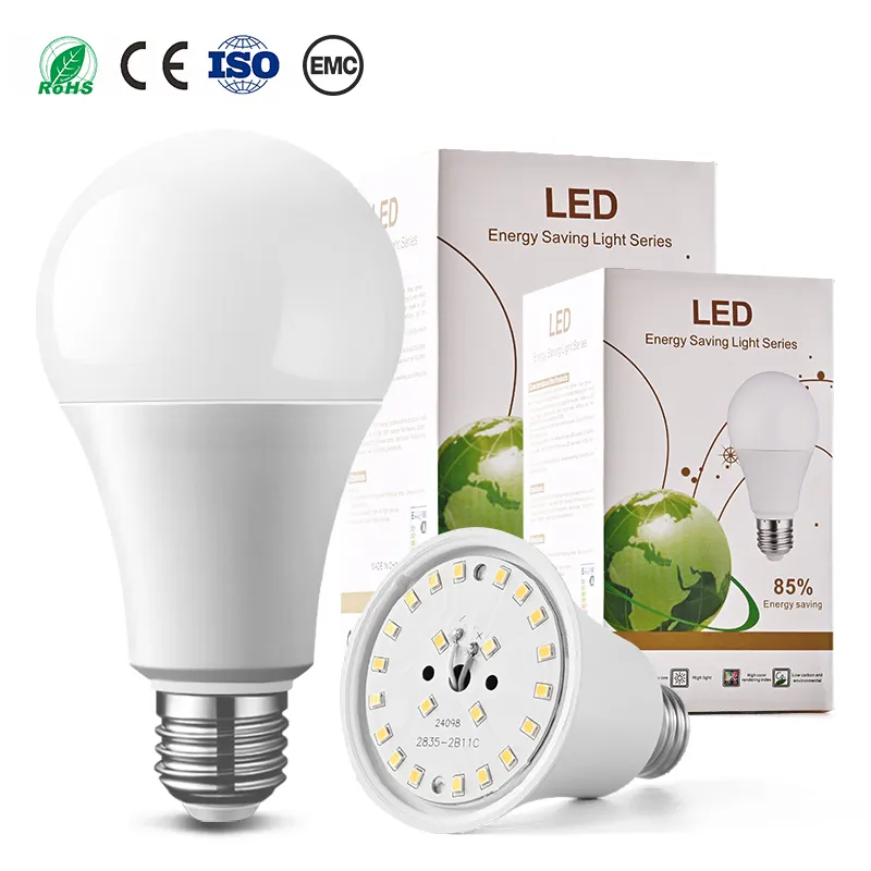 중국 공급 업체 Led 램프 5W 7W 9W 12W 15W 18W 22W 넓은 전압 Led 전구 E27 홈 조명 에너지 절약 Led 전구