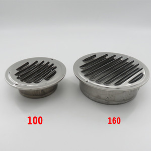 Couvercle d'évent de style à persiennes pour moteur de bateau marin en acier inoxydable de 4 et 6 pouces pour hôpitaux et écoles - Product Image 1