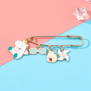 Broche à revers personnalisée <span class=keywords><strong>de</strong></span> haute qualité pour les enfants, <span class=keywords><strong>dessin</strong></span> <span class=keywords><strong>animé</strong></span>, marin, Animal, lizard, lapin, idée cadeau, 1 pièce - Product Image 5