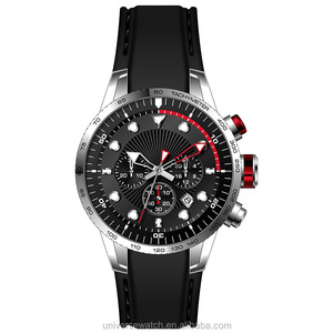 Montres de luxe pour hommes Calendrier minimaliste Montres <span class=keywords><strong>chrono</strong></span> sport date lumineuse et étanche en acier inoxydable U2698 - Product Image 5