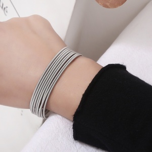 <span class=keywords><strong>Bracelet</strong></span> élastique en acier inoxydable pas cher pour femmes - Product Image 6