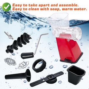 Hachoir <span class=keywords><strong>manuel</strong></span> rotatif avec poignée, base à forte aspiration, pour <span class=keywords><strong>viande</strong></span>, légumes et noix, avec fonction de coupe rapide - Product Image 4