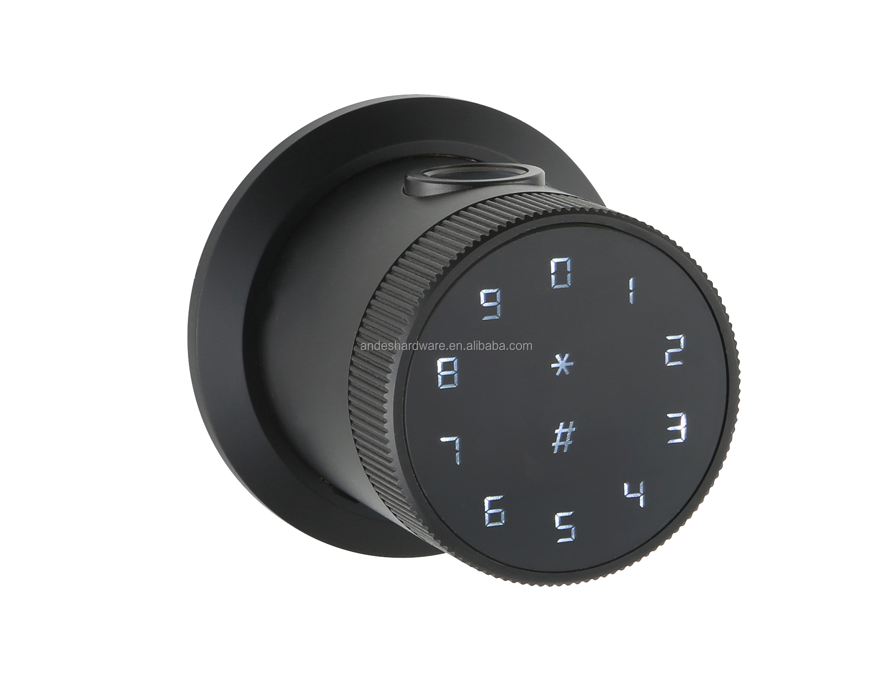 锁无钥匙智能指纹锁数字家庭办公圆形旋钮电子门锁 - buy tuya smart