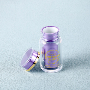 ขวดสีม่วง PS ขนาด35-100มล. สำหรับยาเม็ดแคปซูลยาใช้ในรูปแบบเม็ดยาทรงกลมพร้อมการพิมพ์โลโก้แบบกำหนดเอง - Product Image 5