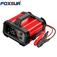 Chargeur de batterie de voiture intelligent FOXSUR FPT-250 12V/25A&24V/15A, machine de réparation de batterie automobile, testeur