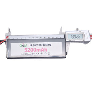 GEB高3S 11.1V 50C 5200毫安时lipo rc汽车电池组，带XT60连接器 - Product Image 4