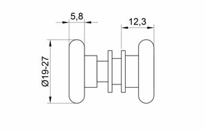 Pequeño baño puerta corredera <span class=keywords><strong>de</strong></span> vidrio gabinete poleas pantalla colgante rueda <span class=keywords><strong>para</strong></span> esquina duchas puertas correderas - Product Image 2