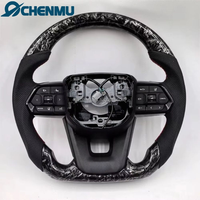 Volant en cuir et fibre de carbone en gros pour Toyota 2015-2022 Toyota Hilux Corolla Innova Revo Hilux Land Cruiser LC200 LC250